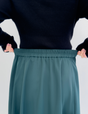[Basic Line] Double Pocket Flared Skirt