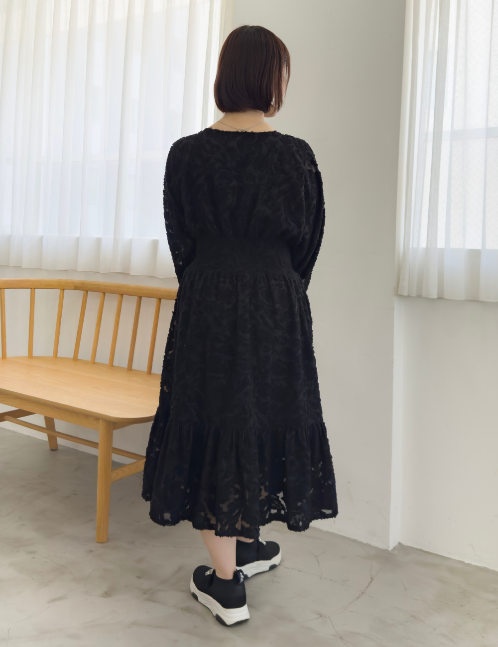 シャギーシエナワンピ