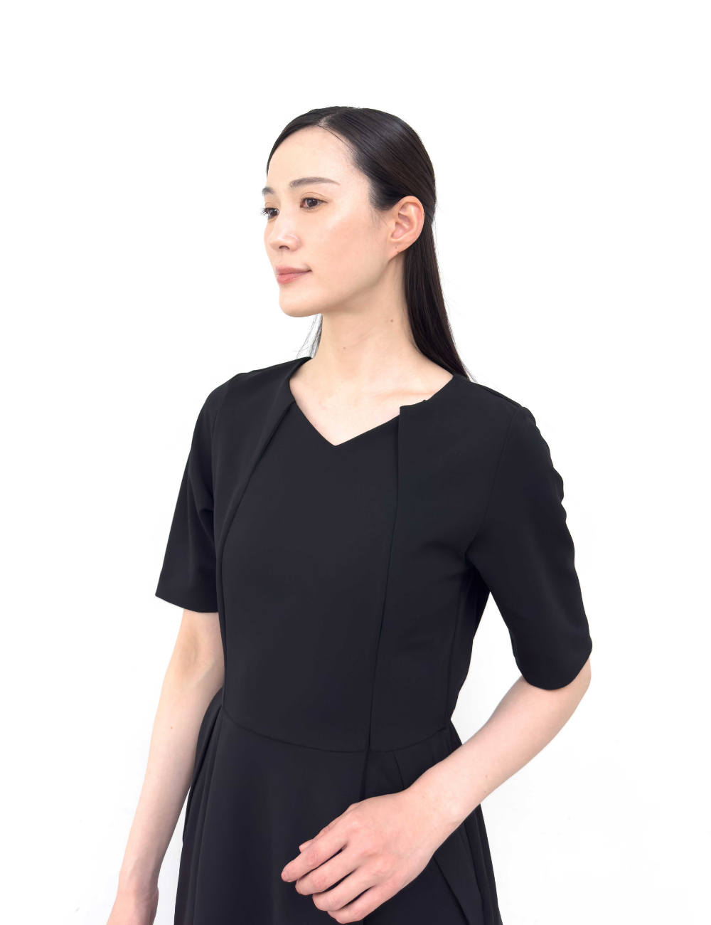 Washable and Stretchy Black Formal Wear (2-piece dress set)