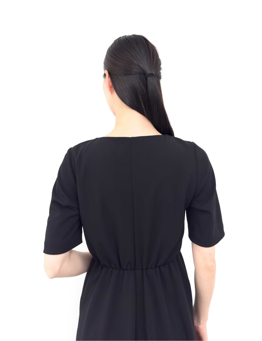 Washable and Stretchy Black Formal Wear (2-piece dress set)