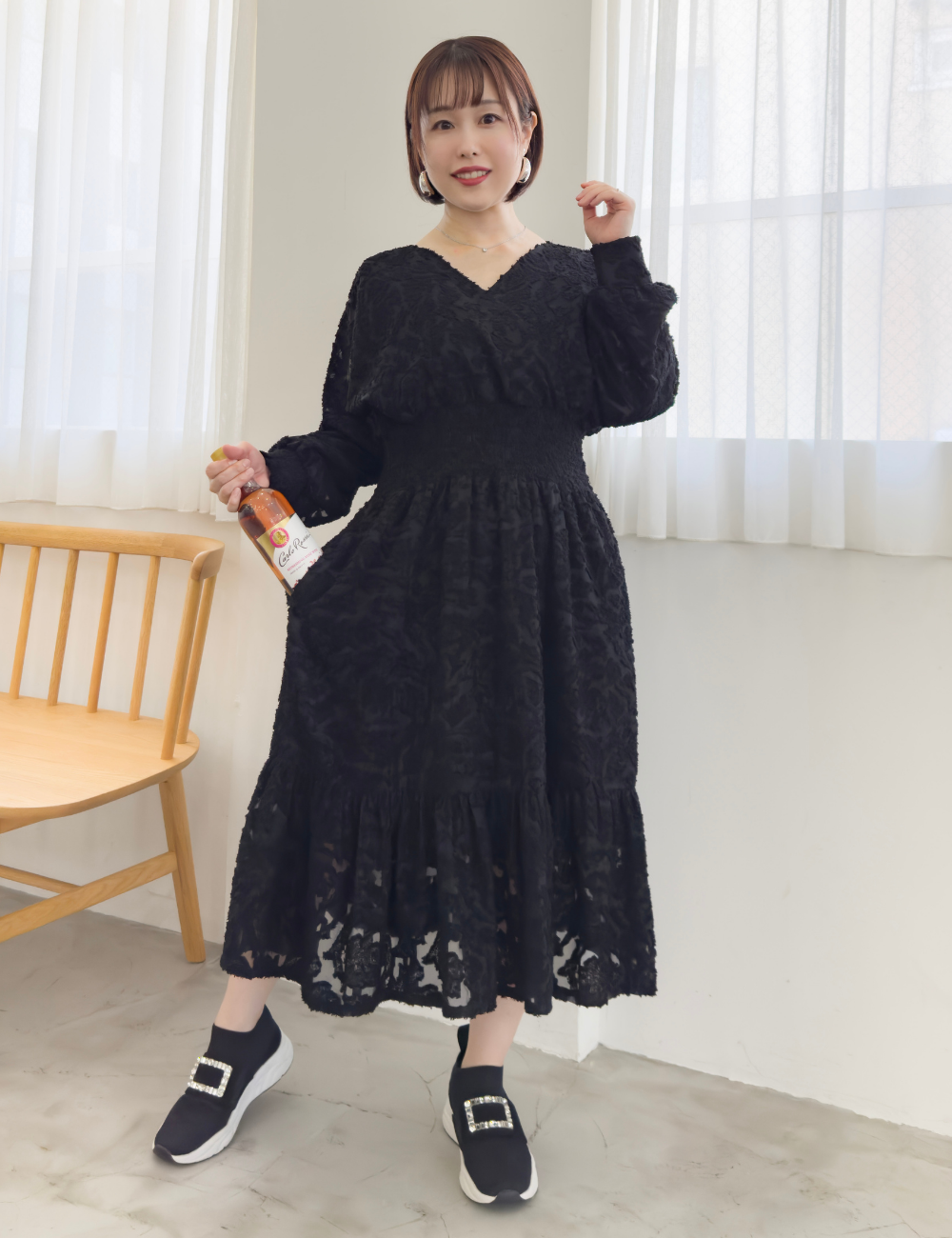 シャギーシエナワンピ