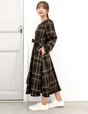 Cache-coeur Checked Dress