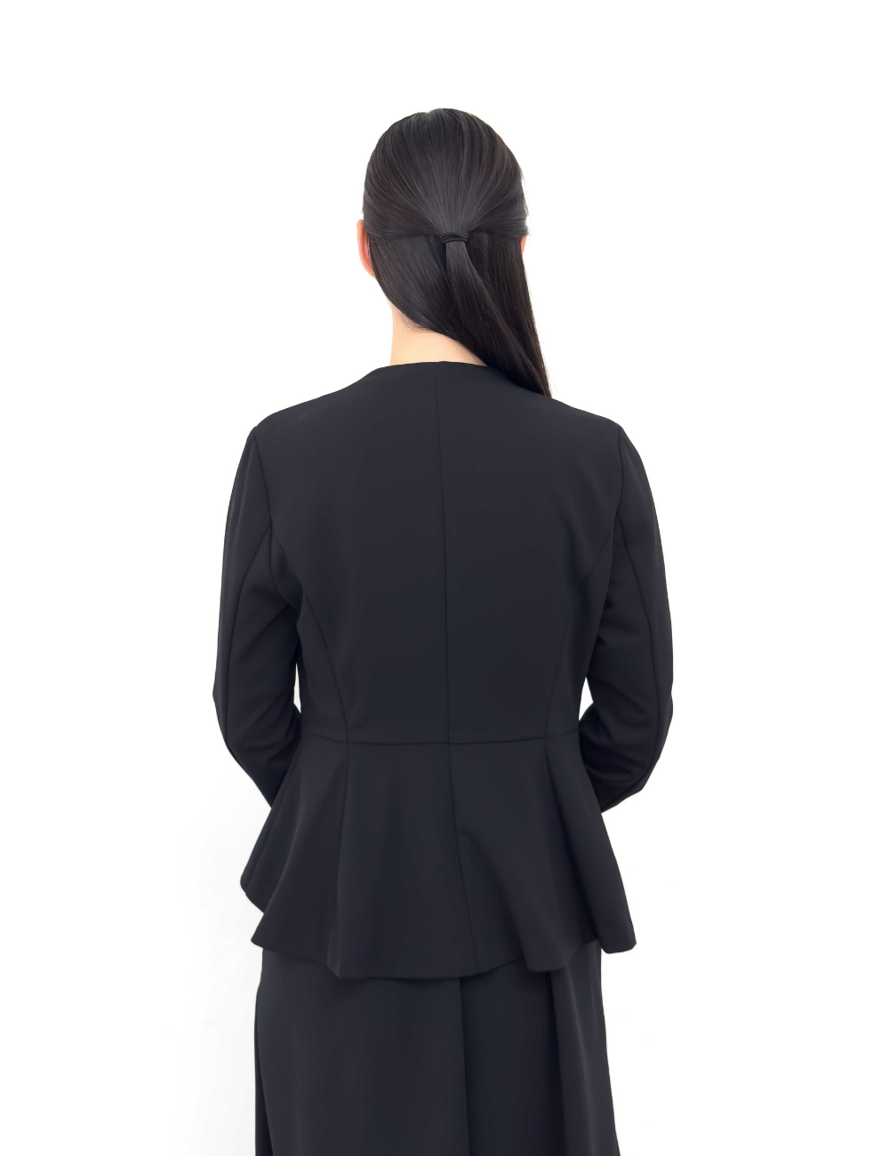 Washable and Stretchy Black Formal Wear (2-piece dress set)