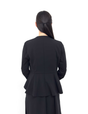 Washable and Stretchy Black Formal Wear (2-piece dress set)