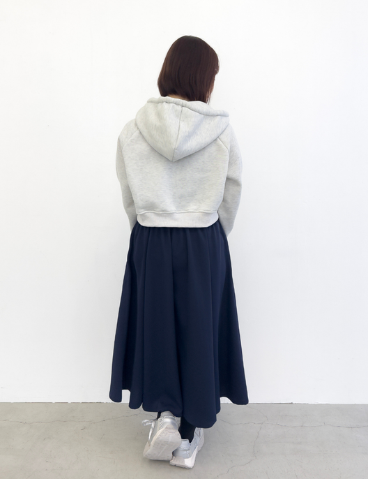 [Basic Line] Double Pocket Flared Skirt