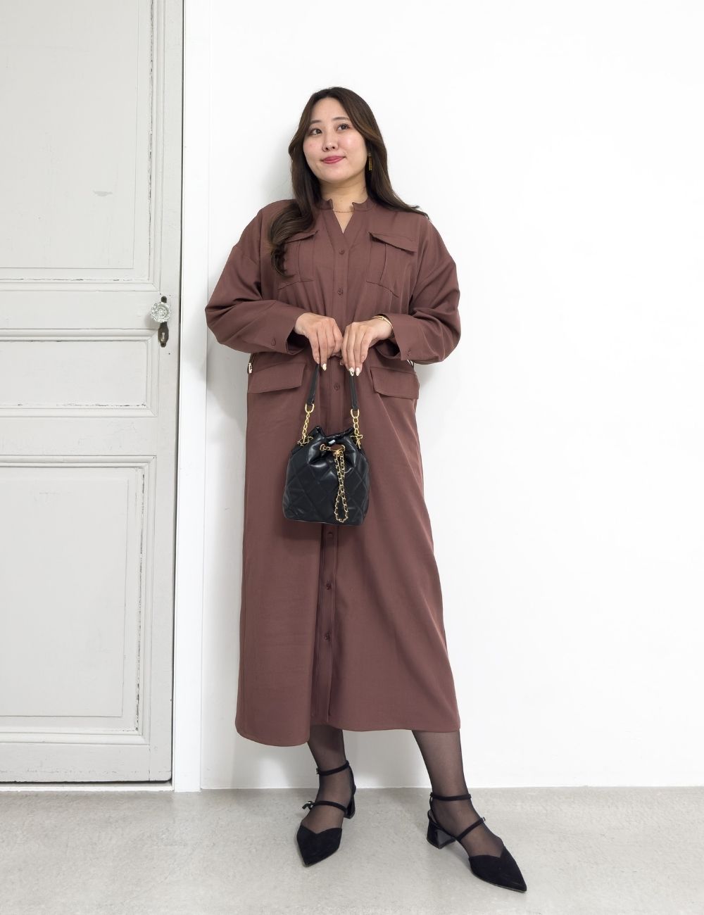 リアルフリードロストシャツワンピ