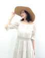 つば広女優帽