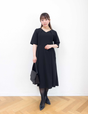 Washable and Stretchy Black Formal Wear (2-piece dress set)
