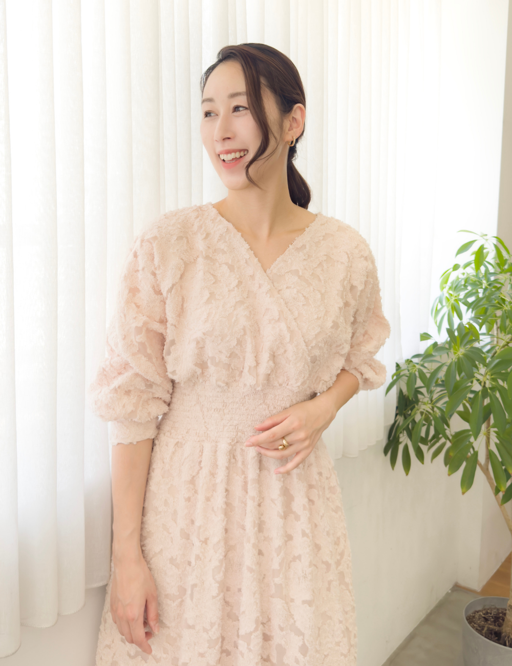 シャギーシエナワンピ