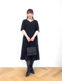 Washable and Stretchy Black Formal Wear (2-piece dress set)