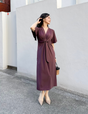 Holiday dress (flare sleeve)