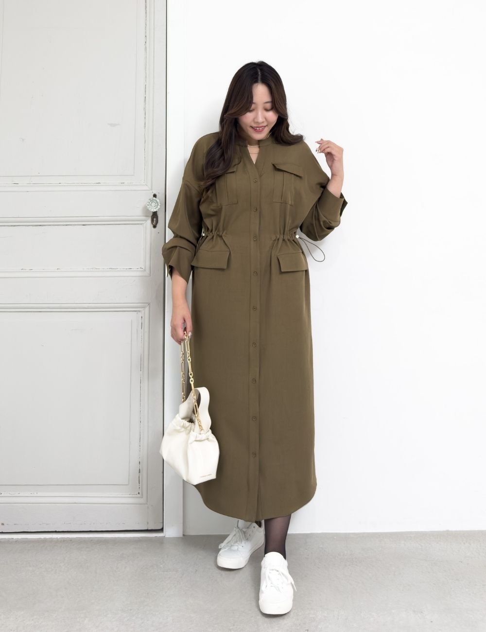 リアルフリードロストシャツワンピ