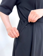 Washable and Stretchy Black Formal Wear (2-piece dress set)