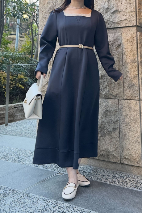 骨格ウェーブでも胸元安心✨着こなしコーディネート