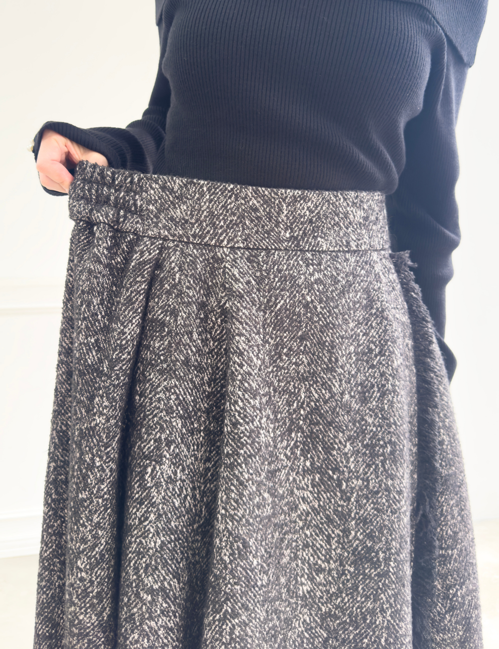 ツイードフリンジAラインスカート - Pinup Closet ONLINE STORE