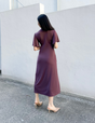 Holiday dress (flare sleeve)