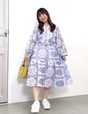 Real Free Sheer Fully Embroidered One-Piece Dress