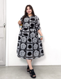 Real Free Sheer Fully Embroidered One-Piece Dress