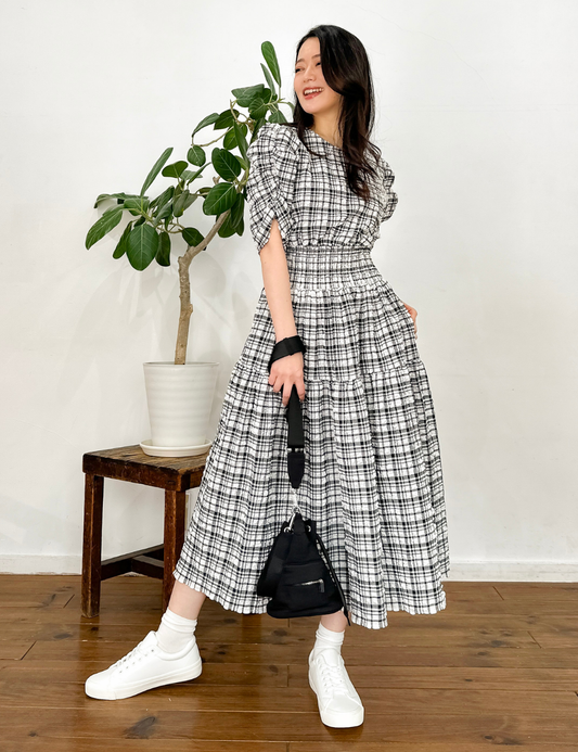 Plaid Helena Dress