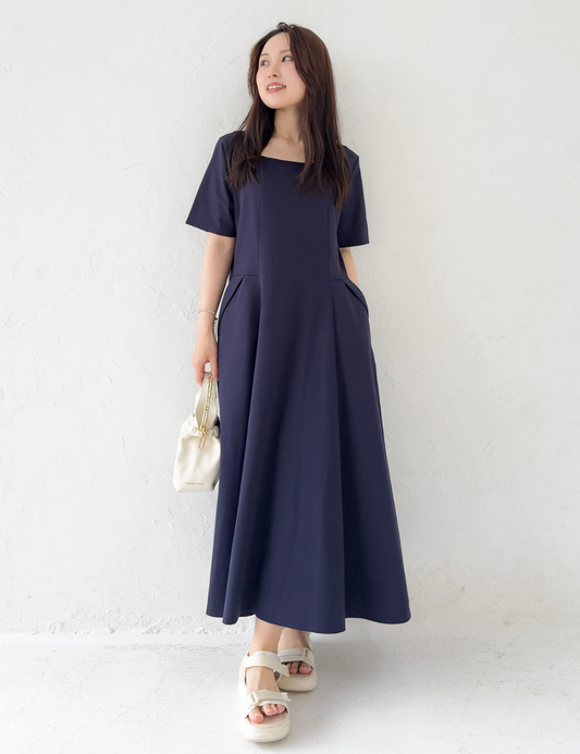 【べーシックライン】ダブルポケットワンピ - Pinup Closet ONLINE STORE