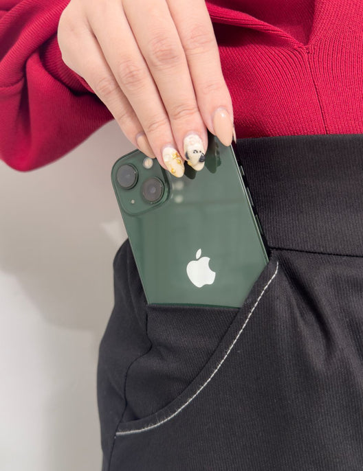 【ベーシックライン】デニムライクスカート