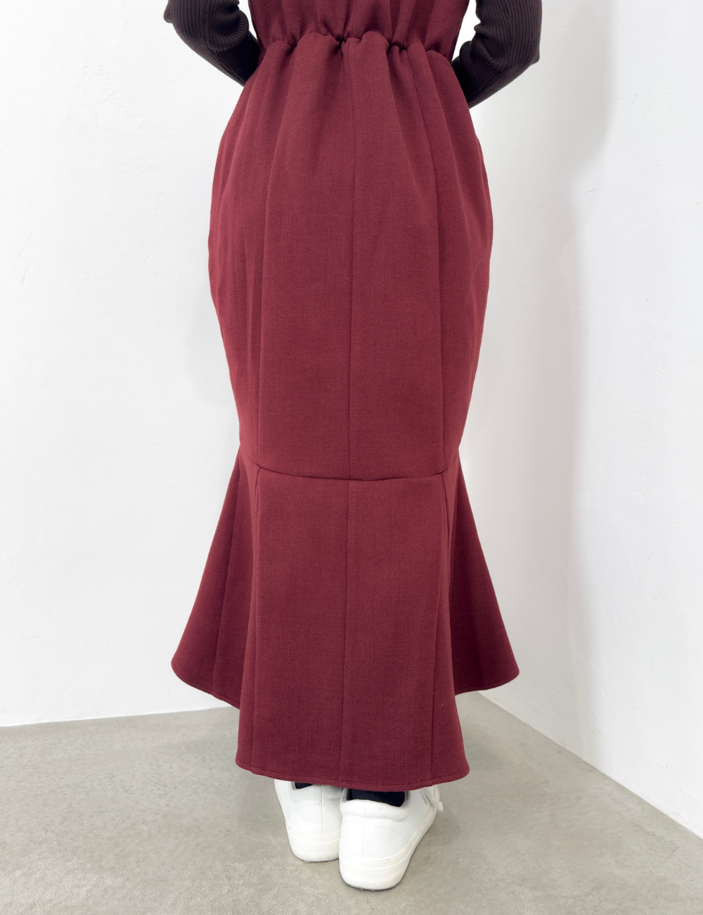 【べーシックライン】ダブルポケットジャンパースカート