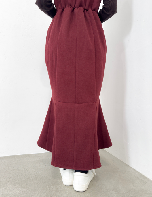 【べーシックライン】ダブルポケットジャンパースカート
