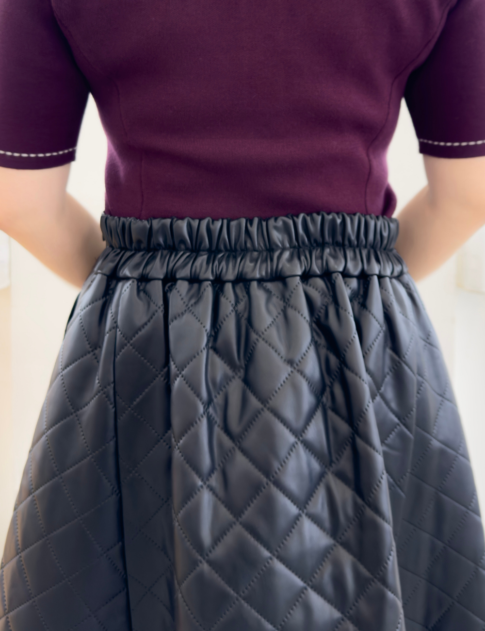[Basic Line] Double Pocket Flared Skirt