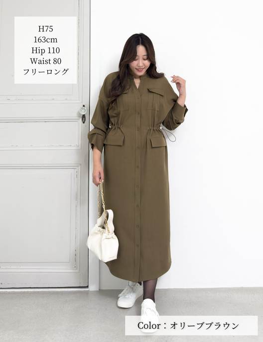 リアルフリードロストシャツワンピ | CINEMATIQ by Pinup Closet リアルフリードロストシャツワンピ | CINEMATIQ by Pinup Closet