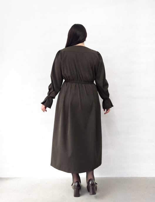 カシュクールタックワンピ