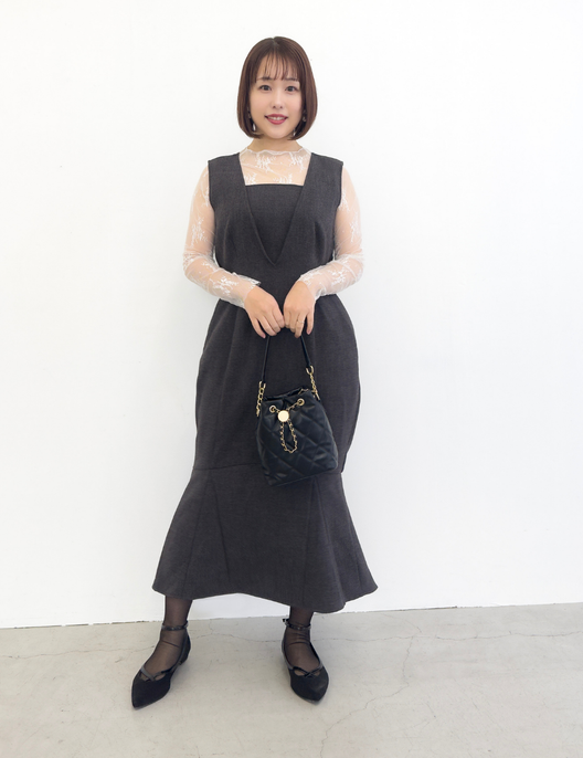 べーシックライン】ダブルポケットジャンパースカート – Pinup Closet べーシックライン】ダブルポケットジャンパースカート – Pinup Closet