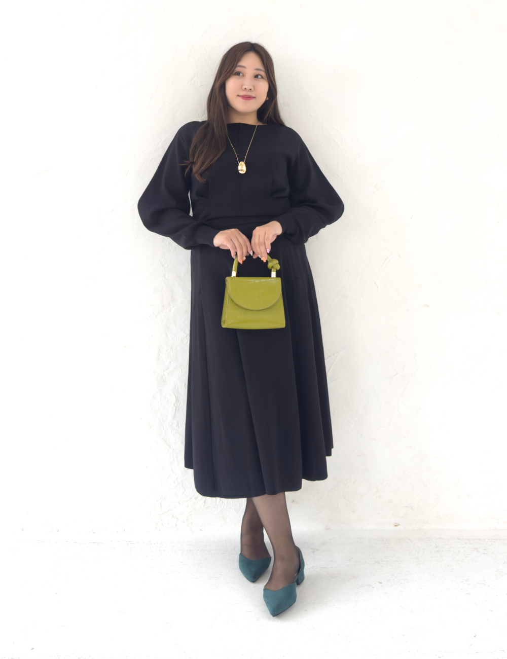 ウエストタックニットセットアップ