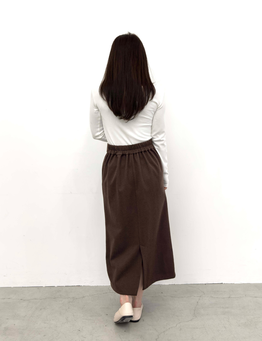 【Setup compatible】Herringbone I-line skirt