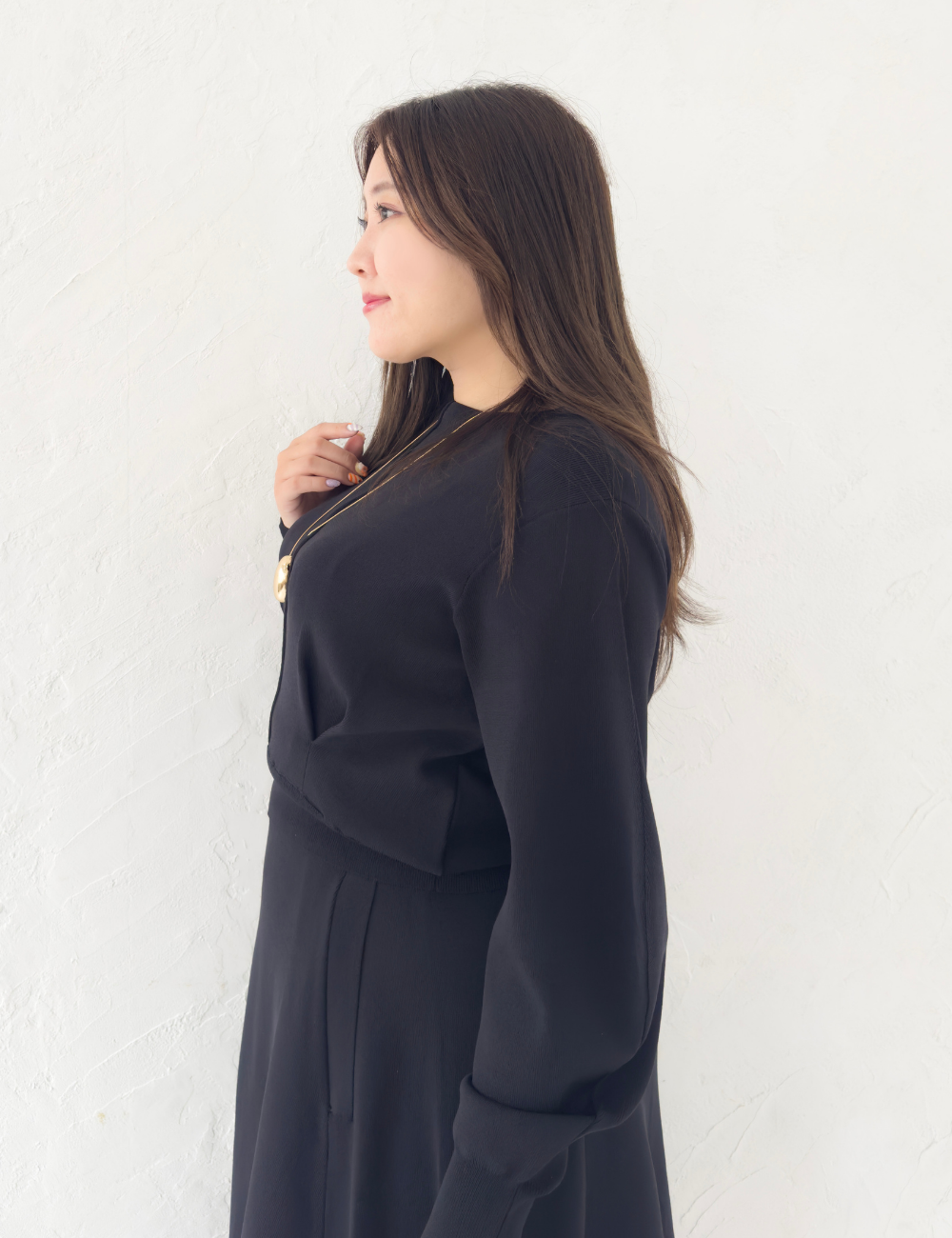 ウエストタックニットセットアップ