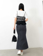 [Kaihara Denim] Adjustable Stretch Mermaid Skirt [Unbelievable Stretch]
