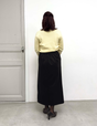 【Setup compatible】Herringbone I-line skirt