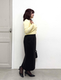【Setup compatible】Herringbone I-line skirt