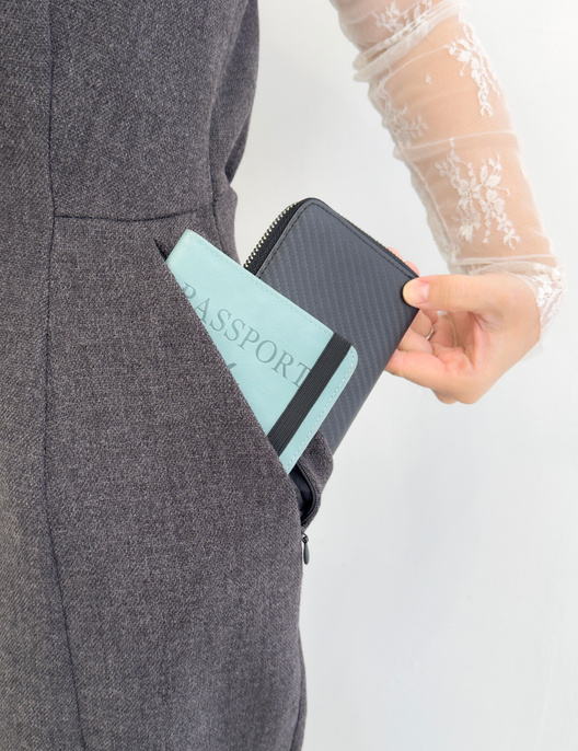 【べーシックライン】ダブルポケットジャンパースカート