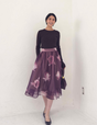 オーガンジースカート
