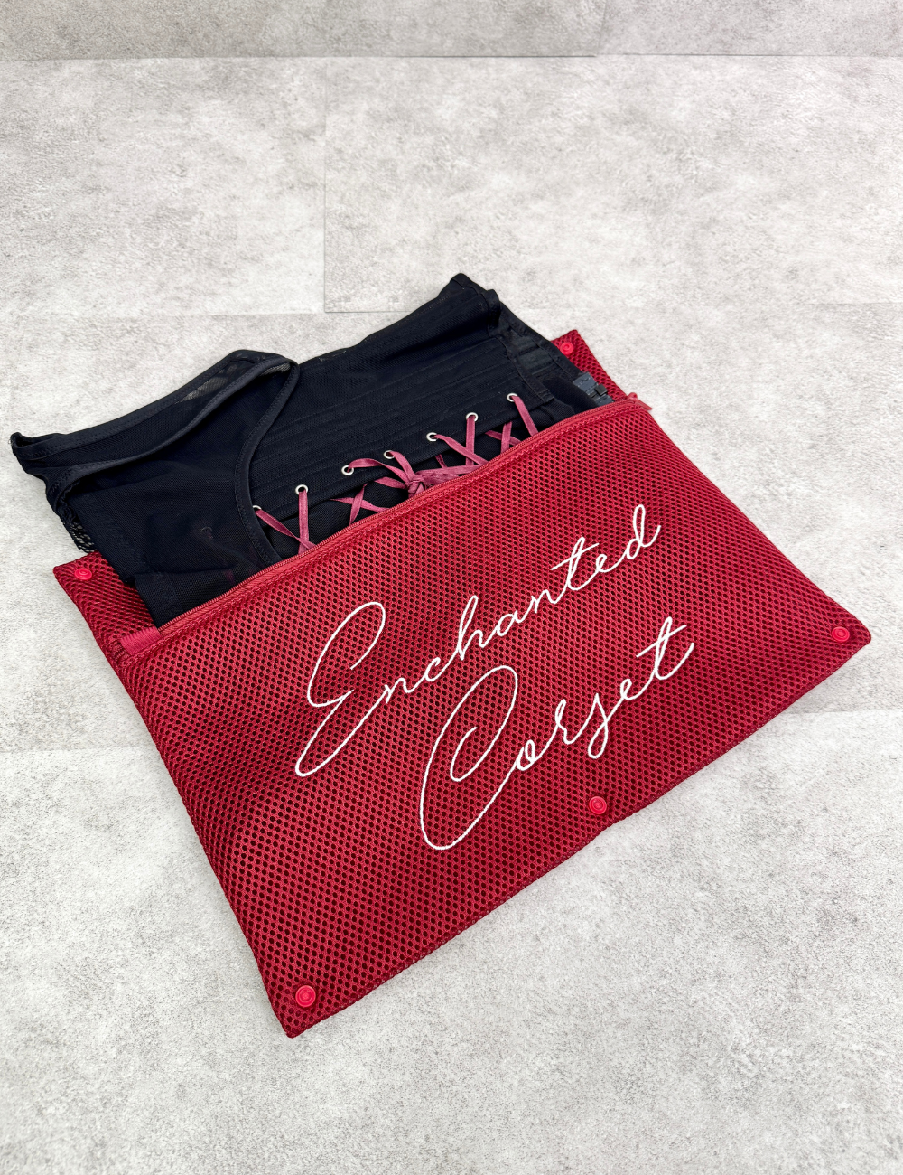 Enchanted Corset コルセットランドリーネット レッド