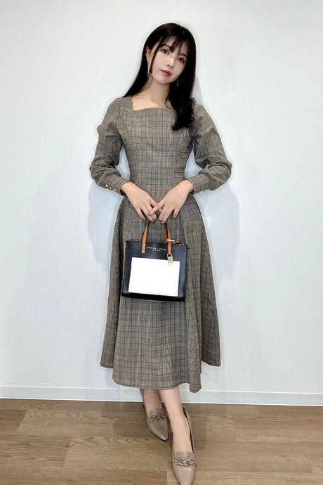 ヴィンテージリリーワンピース / グレンベージュ / F