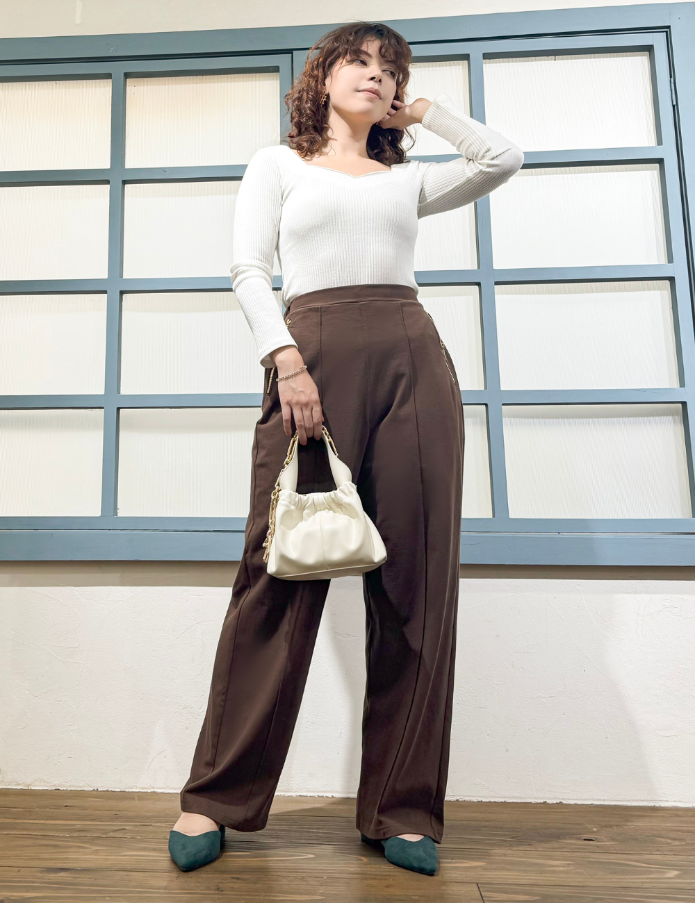 [Basic Line] Cotton Straight Pants