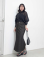 [Kaihara Denim] Adjustable Stretch Mermaid Skirt [Unbelievable Stretch]