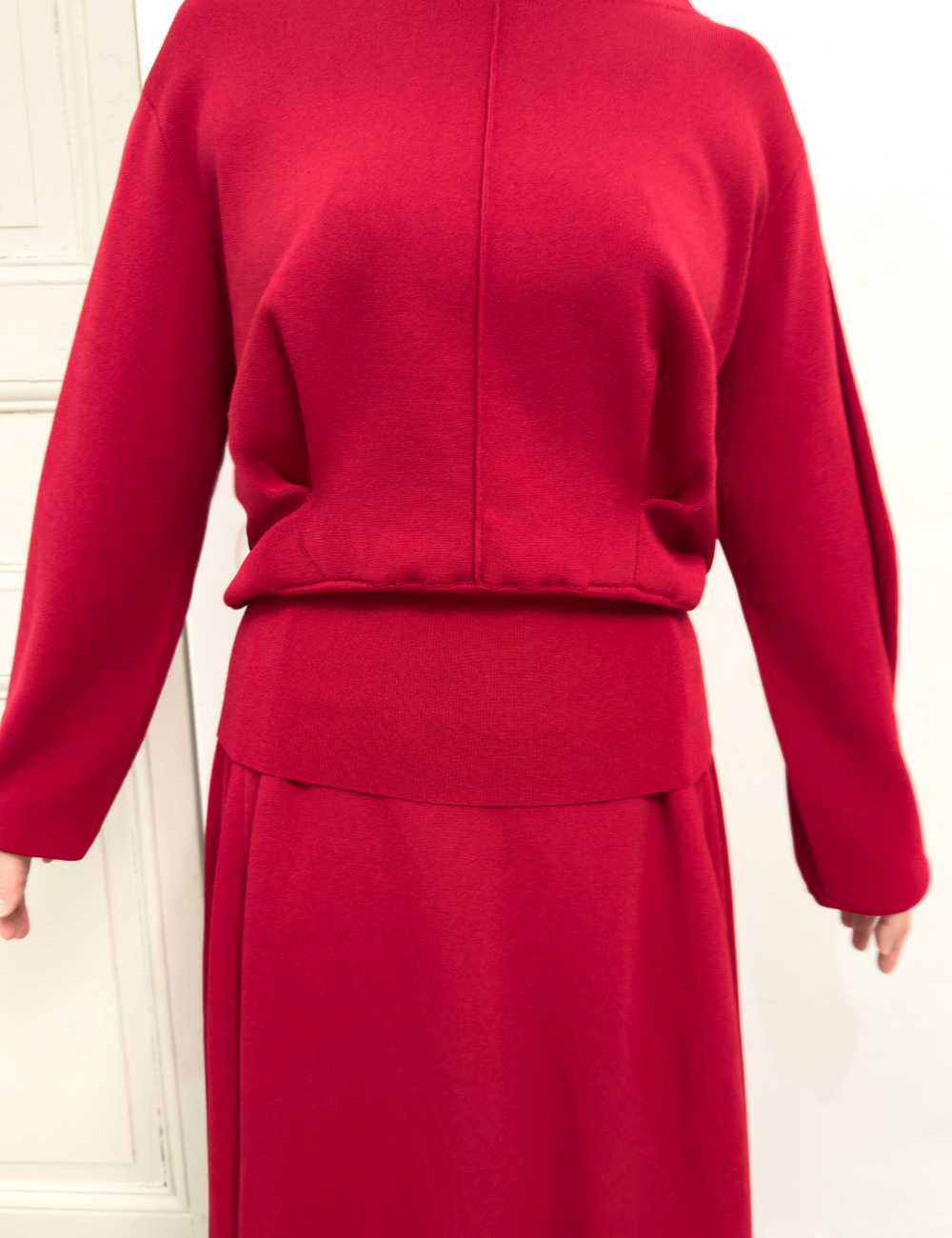 ウエストタックニットセットアップ