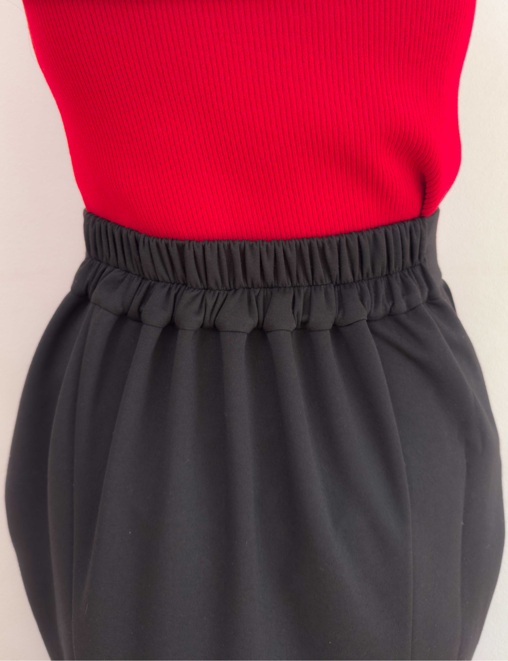 【べーシックライン】ダブルポケットポンチマーメイドスカート