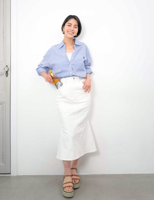 [Kaihara Denim] Adjustable Stretch Mermaid Skirt [Unbelievable Stretch]