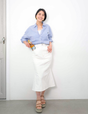 [Kaihara Denim] Adjustable Stretch Mermaid Skirt [Unbelievable Stretch]