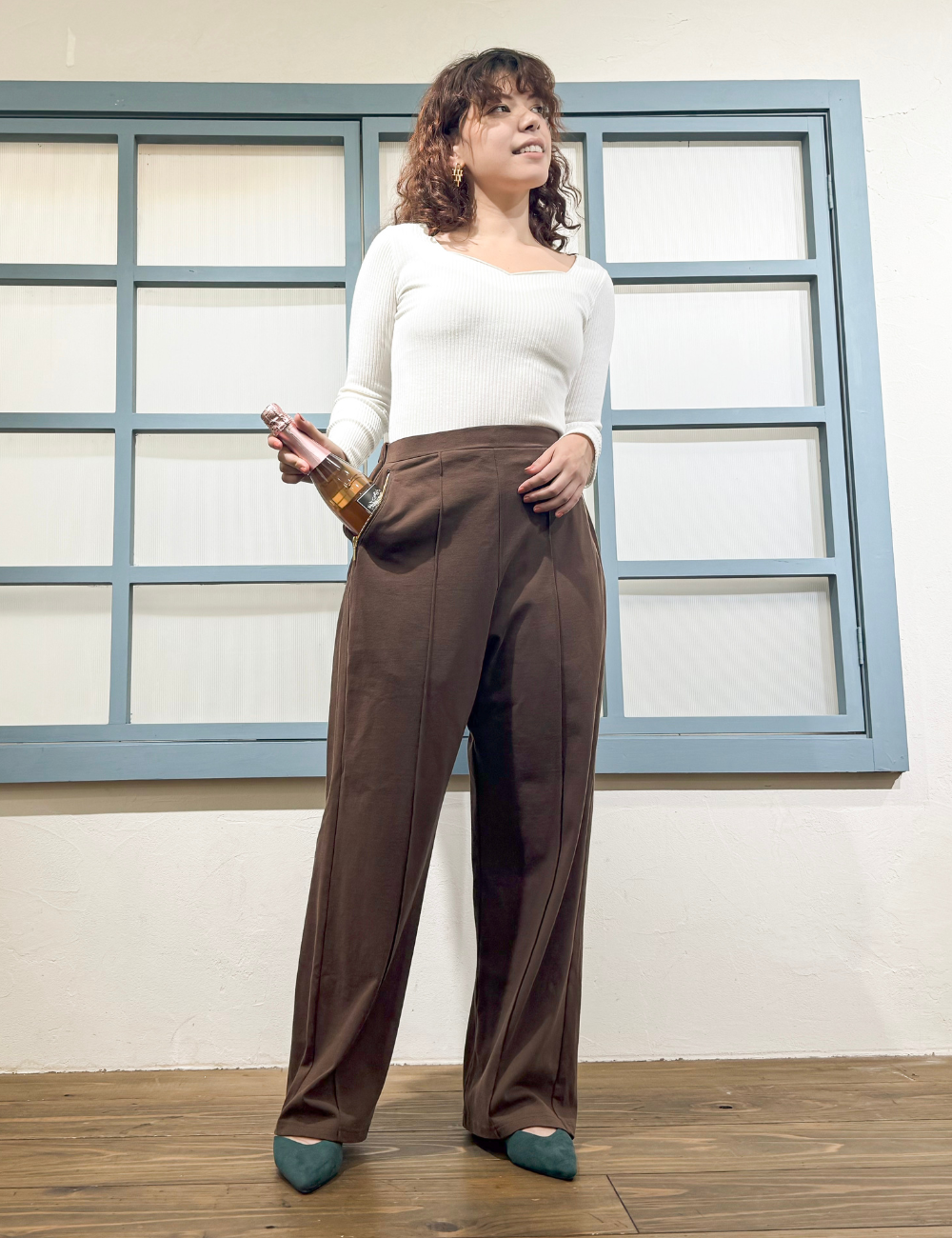 [Basic Line] Cotton Straight Pants