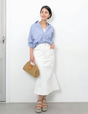 [Kaihara Denim] Adjustable Stretch Mermaid Skirt [Unbelievable Stretch]