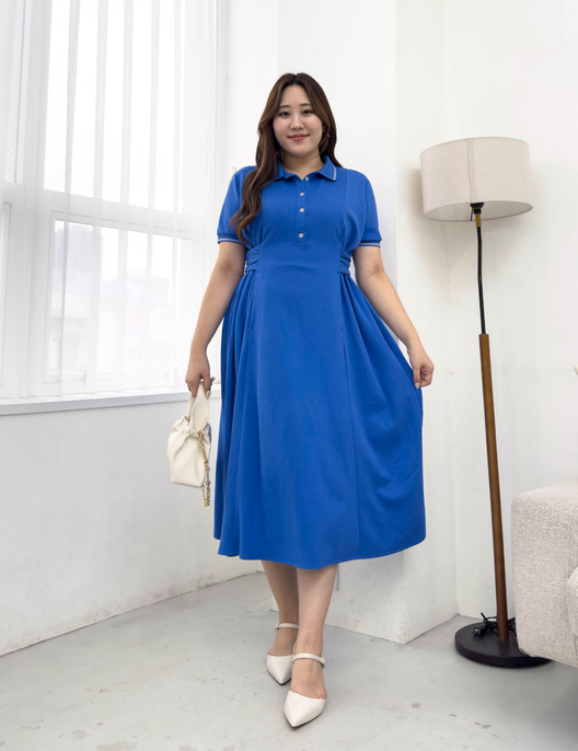 リアルフリーポロワンピ | CINEMATIQ by Pinup Closet リアルフリーポロワンピ | CINEMATIQ by Pinup Closet